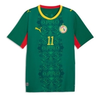 Camiseta Senegal Nicolas Jackson #11 Segunda Equipación Replica Mundial 2026 mangas cortas